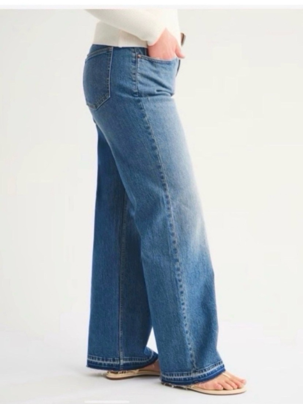 ABERCROMBIE & FITCH 90’s Relaxed High Rise Jeans Size 30 NEW! - Picture 5 of 10